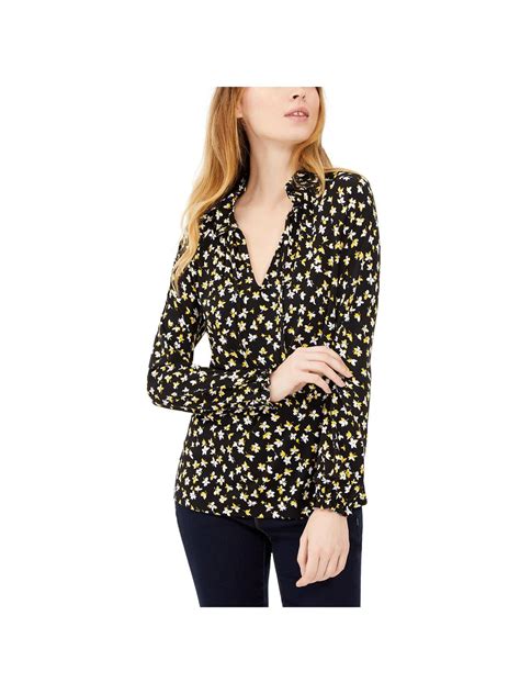 Michael Kors Womens S Lillies Wrap Top NWT  